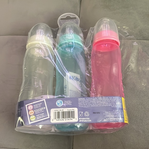 “Nuby- 3 standard neck bottles” - Picture 2 of 5